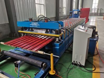 Automatic Ibr Iron Sheet Trapezoid Roof Wall Plate Cold Roll Forming Machine