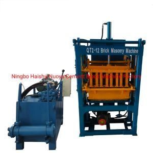 Qt2-12 Brick Making Machine in China Factory Price
