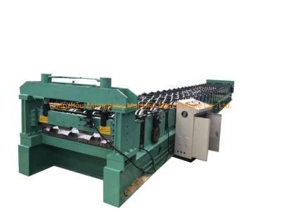 Steel Floor Metal Deck Scaffolding Roll Forming Machine Made in China.