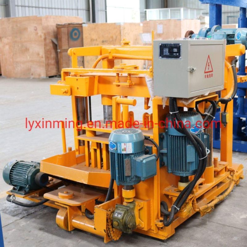 Small Qt40-3A Movable Hydraulic Block Making Machine Diesel Egg Laying Concrete Block Machine Best Sales