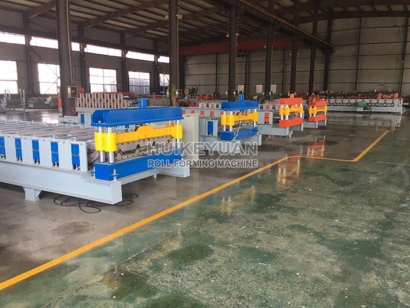 High Quality Steel Tile Metal Roof Sheet Panel Roll Forming Machine