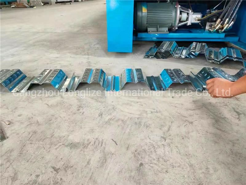 720/750 Floor Decking Metal Steel Tile Making Galvanized Sheet Roll Forming Machine