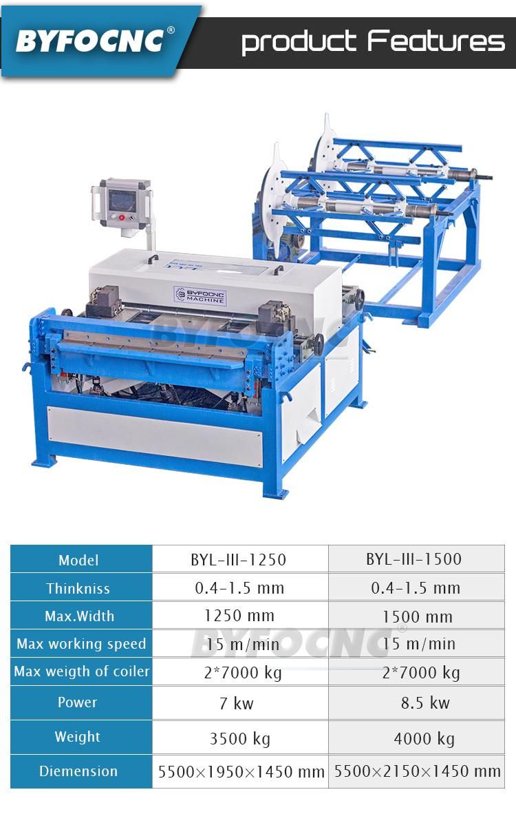 Duct Production Auto Line 3 Rectangular Duct Forming Machine