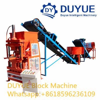 Duyue Hr1-10 Hydraulic Vibration Construction Machinery Block Machine, Clay Soil Brick Making Machine