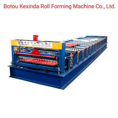 988 Iron Sheet Roll Forming Line Corrugated Double Liner Metal Roof Tile Making Machine