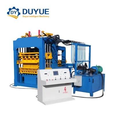 Fully Automatic Hydraulic Block Mould Machine Qt4-15 Brick Paver Machine Hollow Block Mould Machine in Africa, Bangladesh, Ethiopia