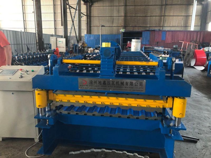 Taiwan Quality Double Layer Ibr Trapezoidal Sheet Roll Forming Machine Roof Panels Making Machine