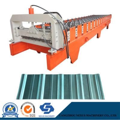 Indonesia Type G550 760 Steel Roofing Tile Sheet Roll Forming Machine for Sale