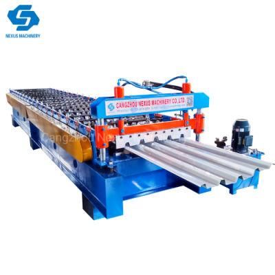 Color Steel Ibr Sheeting Roll Forming Machine Metal Trapezoidal Roof Sheet Making Machines