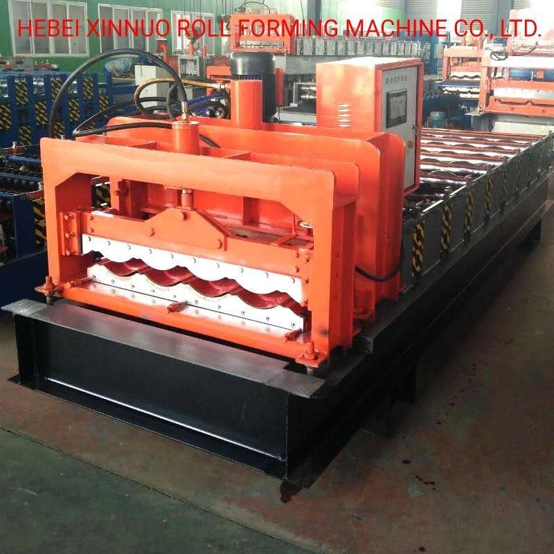 828 Glazed Metal Tile Roll Forming Machine