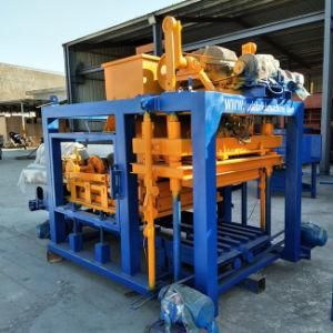 Qt4-25 Automatic Concrete Hollow Block, Pavers Brick Making Machine Price