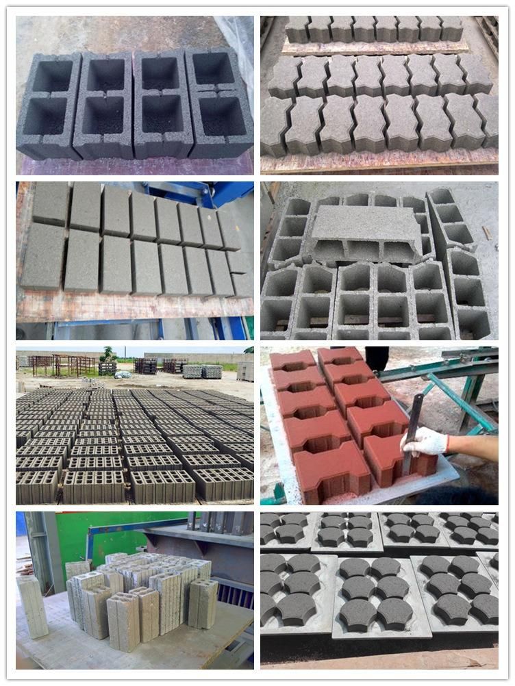 Qt4-24 Semi Automatic Concrete Block Making Machine for Sale
