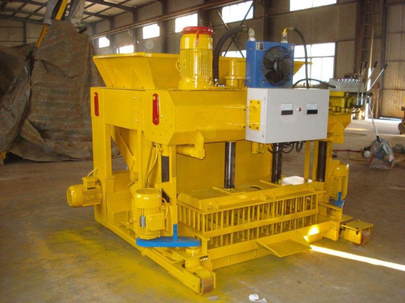 6A Mobile Automatic Full Block Making Machine 400*200*200/6en Hollow Concrete Brick Making Machine