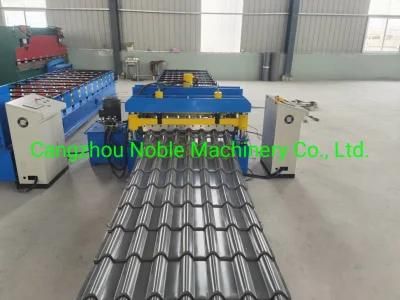 Bamboo Type Glazed Tile Roll Forming Machine
