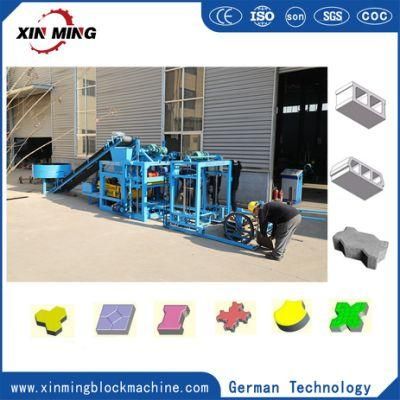 Fully Automatic Used Cement Solid Block Making Machine Qt4-25 Concrete Hollow Brick Making Machine for Sale in USA