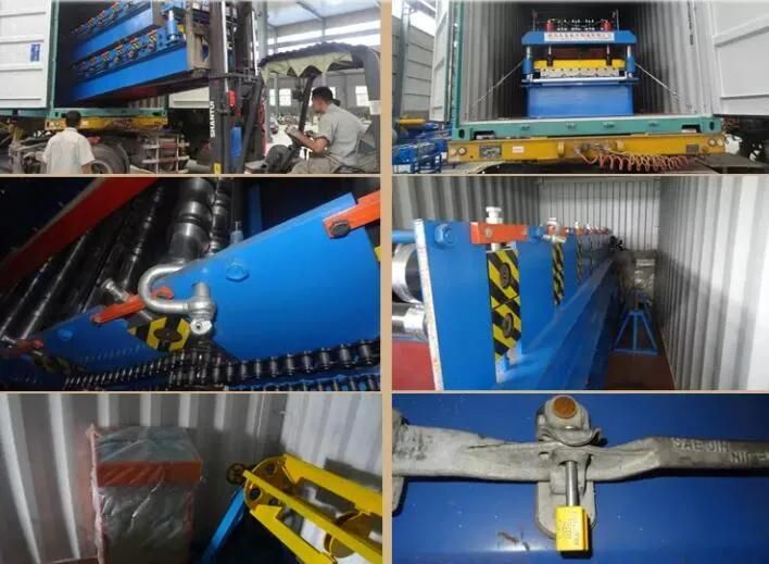 Corrugating and Glazed Tile Galvanized Roofing Panels Rolls Forming Machine