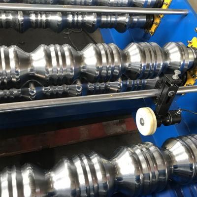 High Accurate Press Step Technology Glazed Tile Making Roll Forming Machine