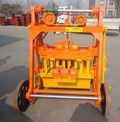 Qmy4-45 Mobile Concrete Block Making Machine Hollow Block Machinery