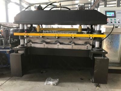 India Market Profile Trapezoid Roof Sheet Roll Forming Machine