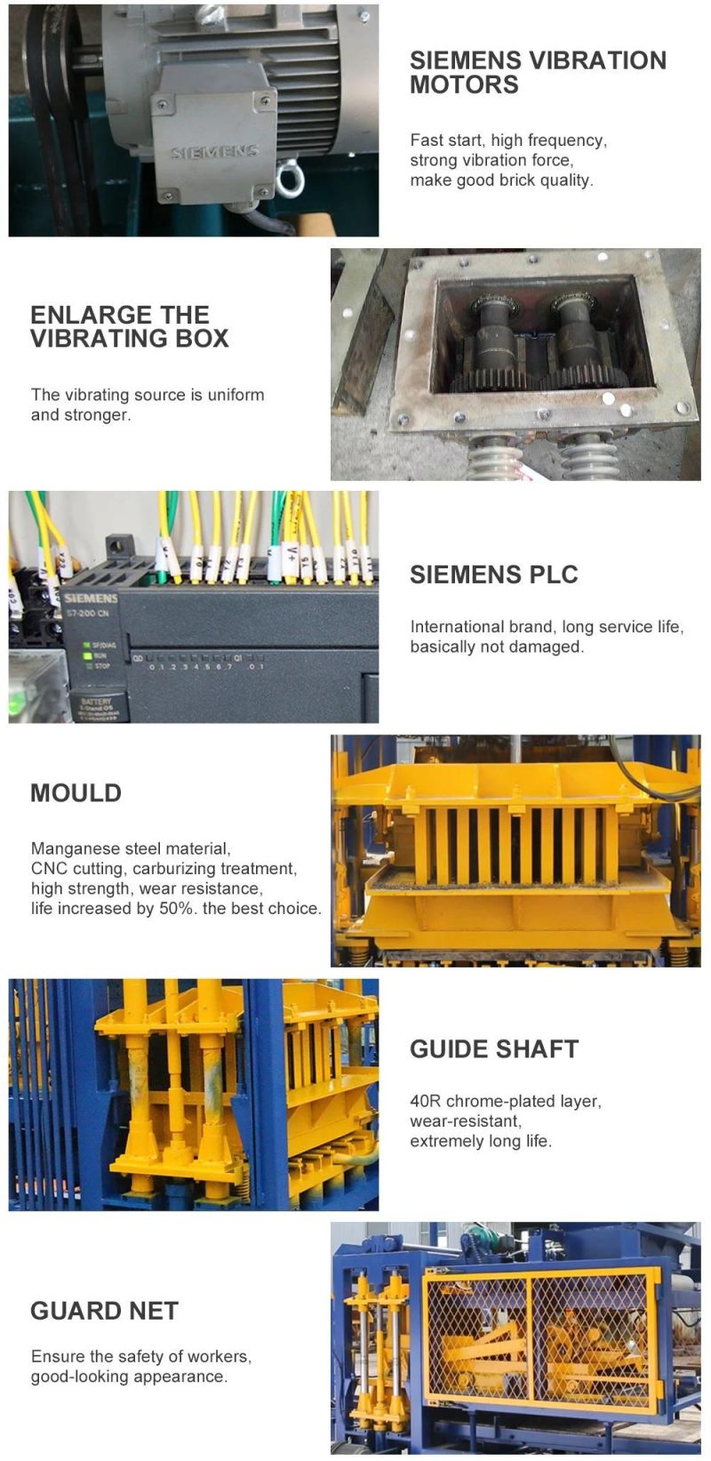 Paver Brick Block Machine Price Interlocking Qt4-16 Fly Ash Cement Concrete Moulding Hollow Block Brick Making Machine