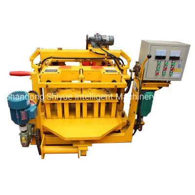 Qmy4-30 Small Manual Mobile Block Making Machine Brick