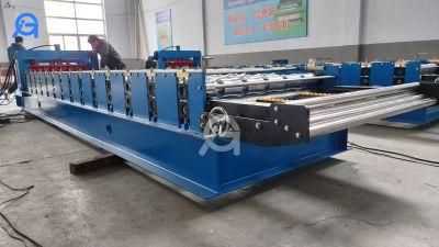 Aluminum Double Layer PPGI/Gi Glazed Tile Making for Roof Constuction Roll Forming Machine