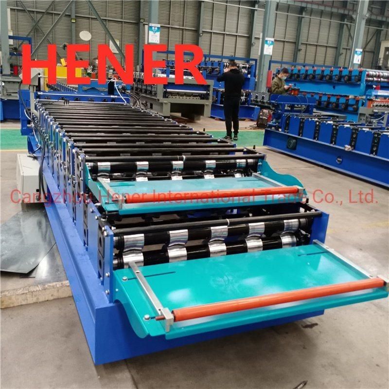 Double Deck Roof All Sheet Tile Making Machine
