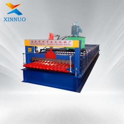 Xinnuo Metal Roofing Iron Corrugated Sheet Roll Forming Making Machine