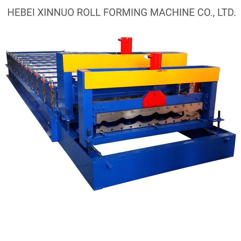 Automatic 1100 Glazed Tile Roll Forming Machine Cold Making Machine