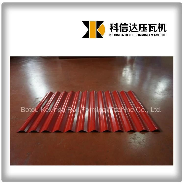 Kexinda 914/1000/1219mm Corrugated Iron Sheet Making Machine