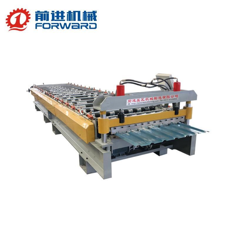 Ecuador PLC Control Double Layer Tr4 Tr5 Roofing Sheet Forming Machine Roof Roll Forming Machine Tile Making Machinery Construction Machinery Tile Press Machine
