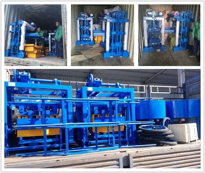 Tanzania Solid Brick Machine Qtj4-40 Manual Block Machine