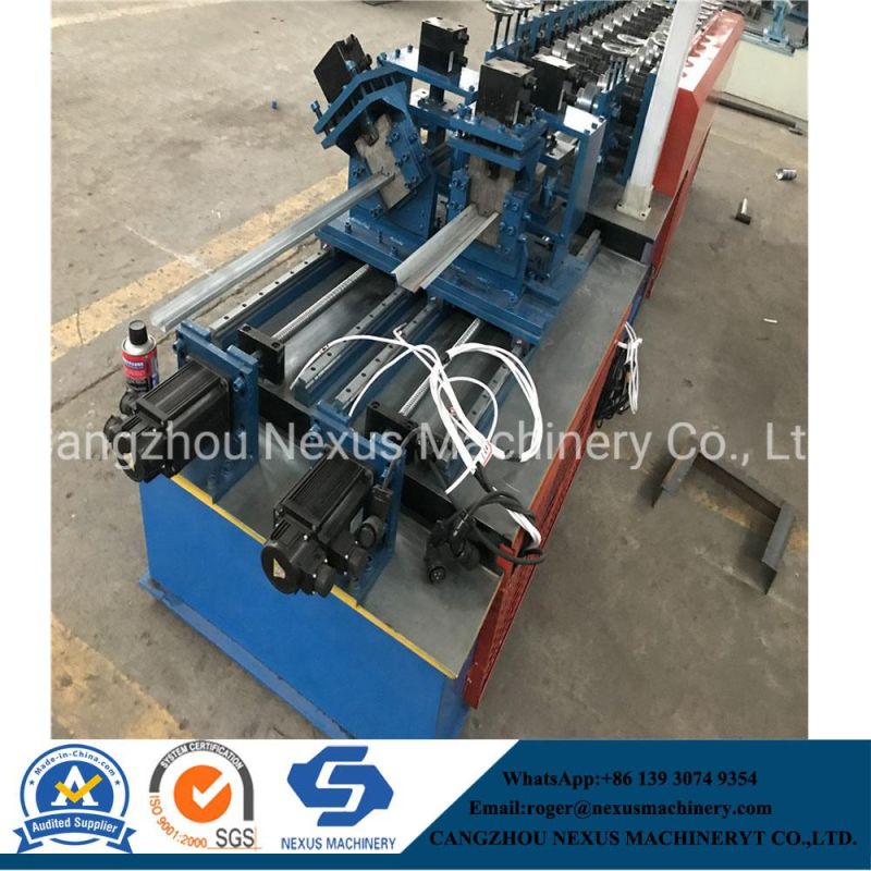 High Speed C Channel Roll Forming Machine Metal Stud Cable Tray Machine