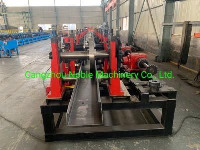 Automatic Changed CZ Purlin Cold Roll Forming Machine with PLC Control System Roller Form Machinery