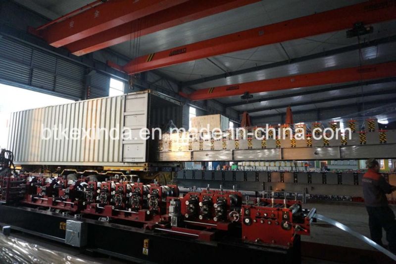 China 760 CNC Metal Color Aluminum Roof Cold Sheet Roll Forming Machine Join-Hidden Roof Panel Machinery