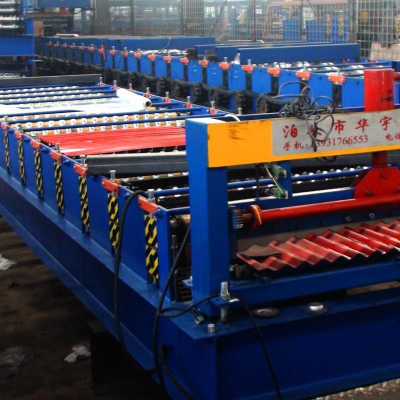 Xinnuo 988 Galvanized Roof Tile Corrugated Roll Forming Machines