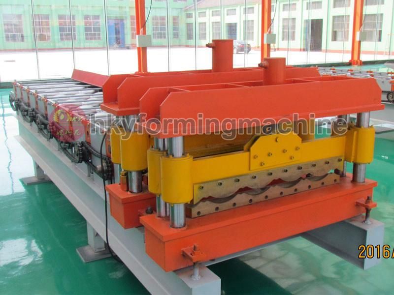 High Quality PLC Control Glazed Tile Roll Forming Machine