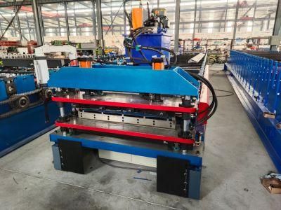 Colorful Metal Steel and PLC Control Trapezoidal Roll Forming Machine