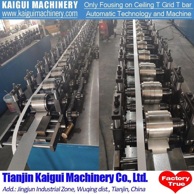 T Bar & T Grid Roll Forming Machine for Top Quality Ceiling Black Line T Grid Main Tee Cross Tee and Wall Angle