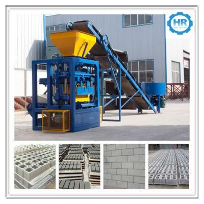 Qt4-24 Most Popular Simple Vibrated Concrete Cement Brick Block Making Machine Price Nepal