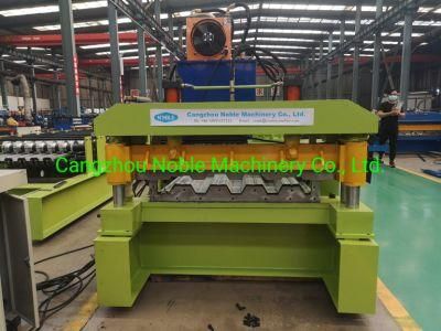 Metal Floor Decking Roll Former /Steel Decking Floor Sheets Machines /Decking Sheets Machine for Construction Roll Forming Machine with ISO