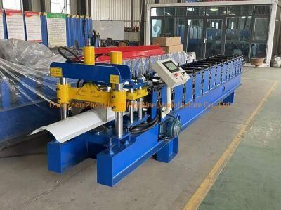 Color Steel Galvanized Roofing Roof Wall Ridge Cap Tile Roll Forming Making Machine